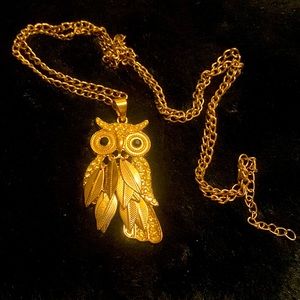Gold tone owl